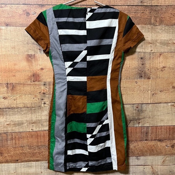 Derek Lam for stripped Shift Dress Size 16 - Picture 3 of 5